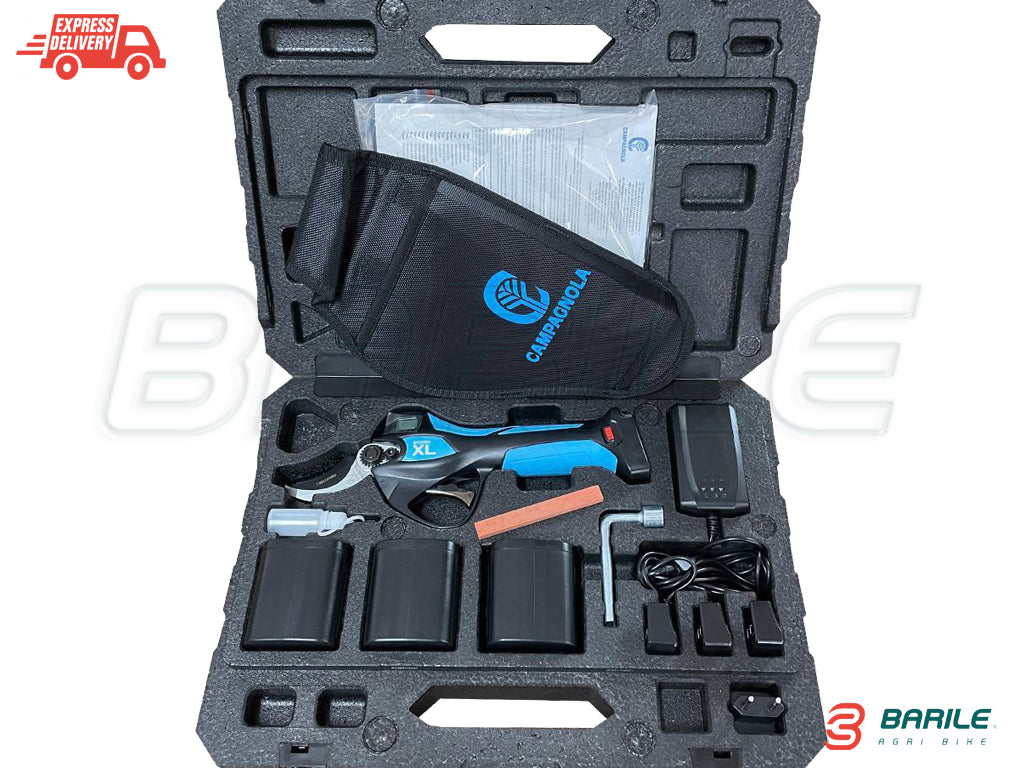 Forbice Elettrica CAMPAGNOLA STARK XL - Senza Filo - 3 Batterie - Taglio 38 mm