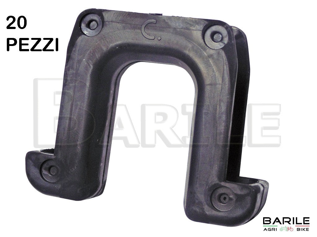20 Gomma Gommino / Gommine Gancio Scuotitore Olive BRUMI - CIF CONCORRENZA