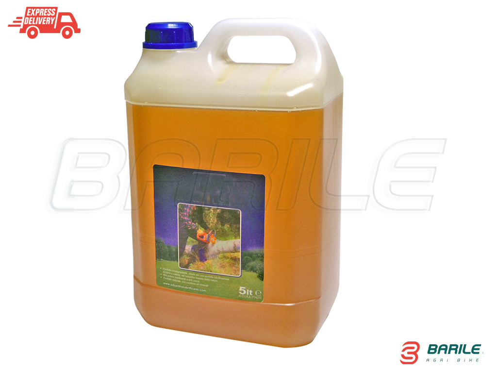 Olio Catena Motosega Lubrificante / Protettivo Professionale Tanica 5 Litri