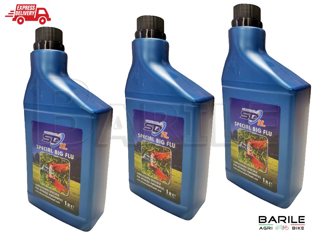 3 Olio / Lubrificante Aria Compressa Abbacchiatore - Forbice Pneumatica 1 Litro