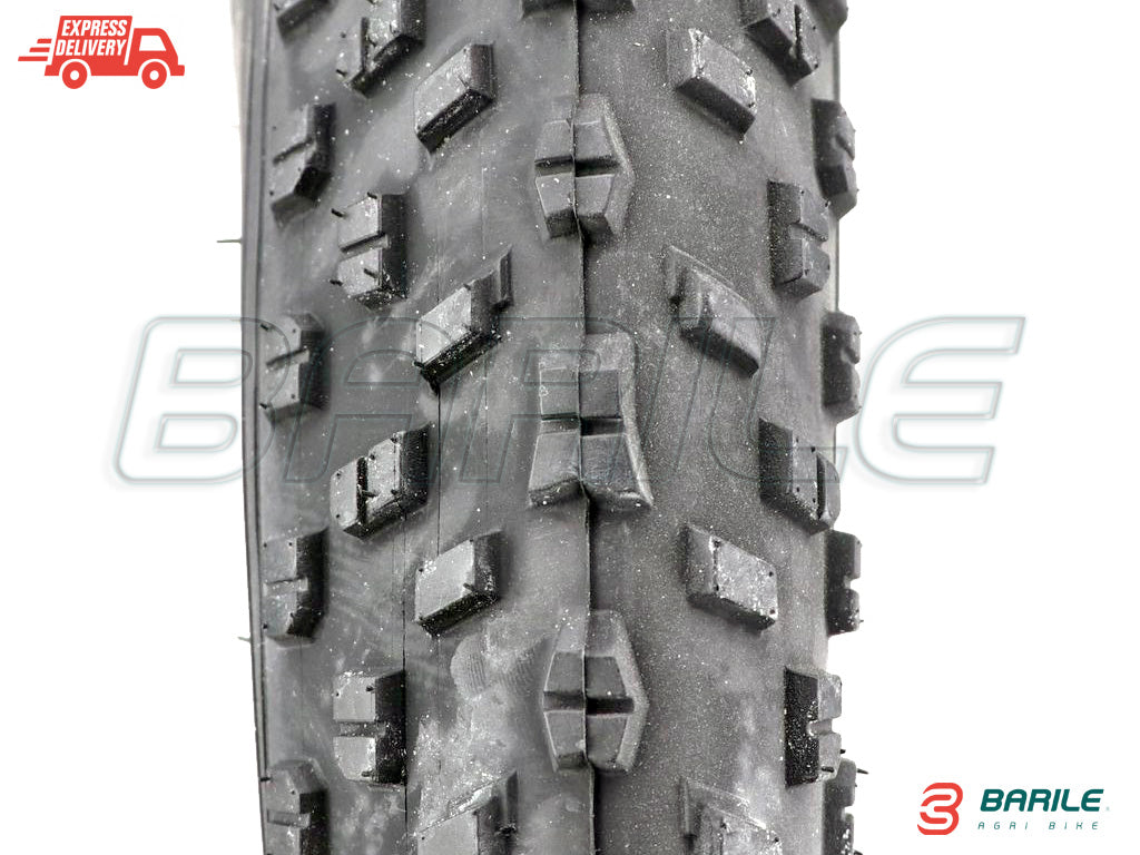 N°2 Copertone / Pneumatico 20 x 4.00 (100-406) Bici FAT BIKE - CUSTOM WAG Nero