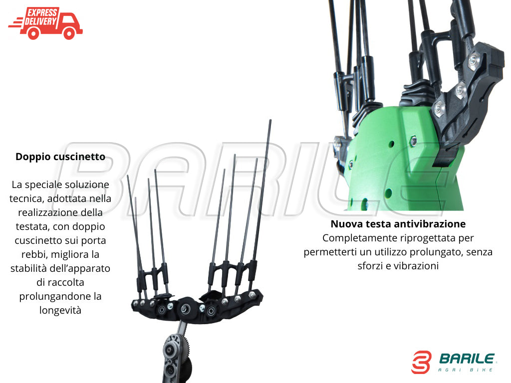 Abbacchiatore / Scuotitore Elettrico ACTIVE E1200 XL (2,4 - 3,70 mt)