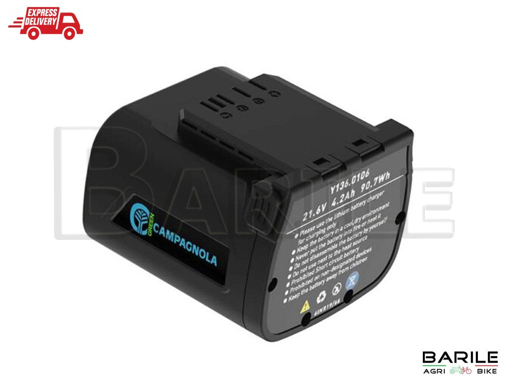Batteria CAMPAGNOLA T-REX - T-FOX - STARK L ( 21,6 V - 4,2 AH - 90,7 WH )