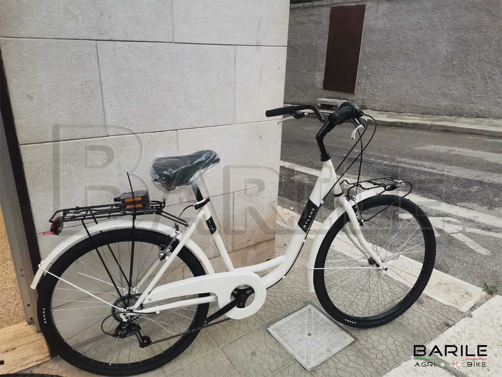 BICI 26" LADY DONNA CITY BIKE - OLANDA - PASSEGGIO GHIAIA ACCIAIO