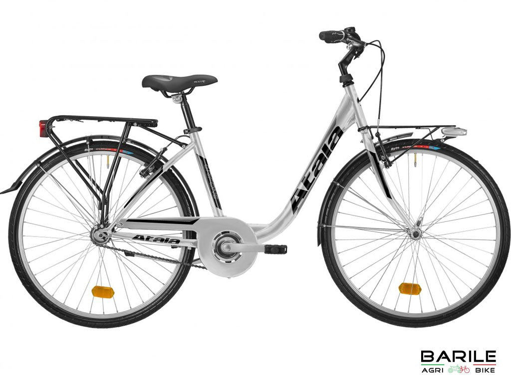 Bici ATALA GRIFONE 26 City Bike Passeggio Donna Lady Grigio V
