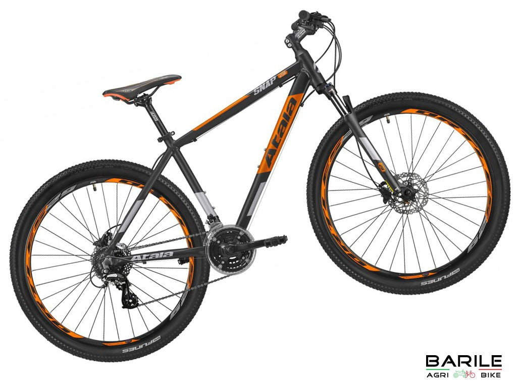 Bici ATALA SNAP HD 29 " MTB Disco Idraulico - 24V - Nero / Arancione TG. L