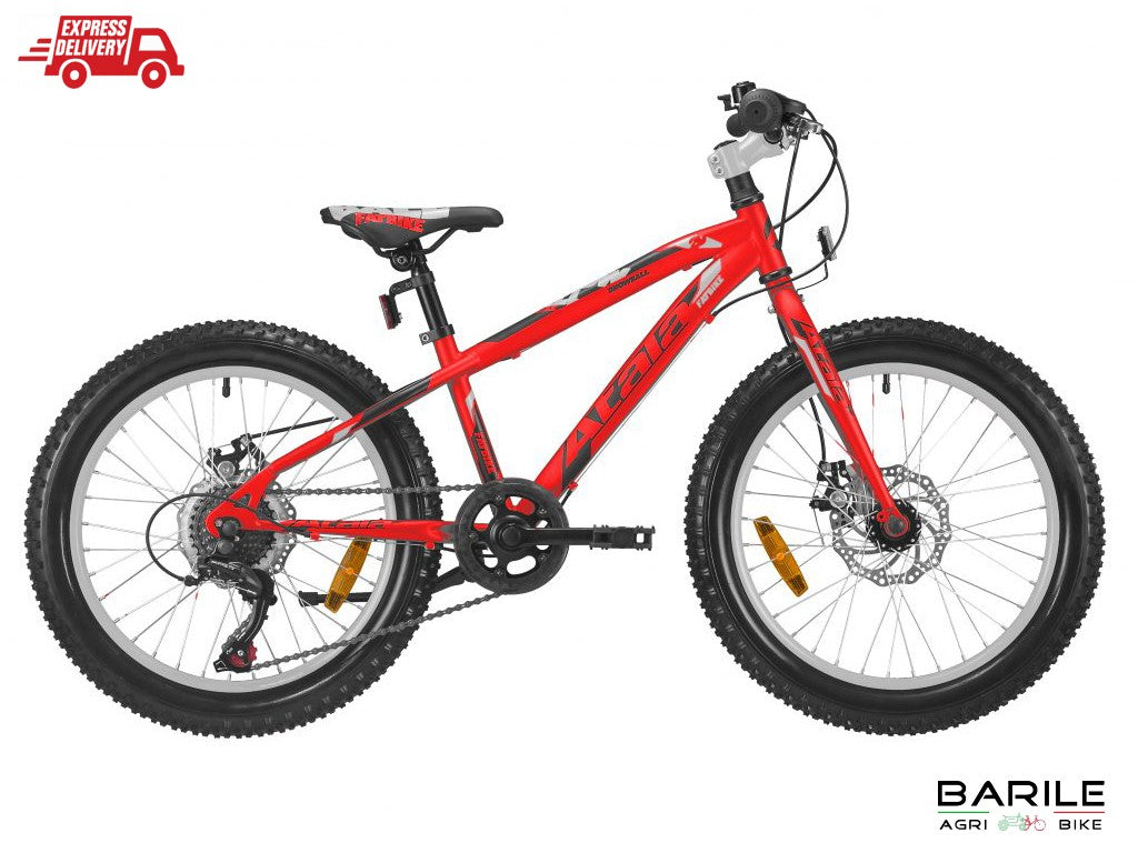 Bici ATALA SNOWBALL 20 " MTB Bambino - Ragazzo Disco Meccanico 6V Rosso