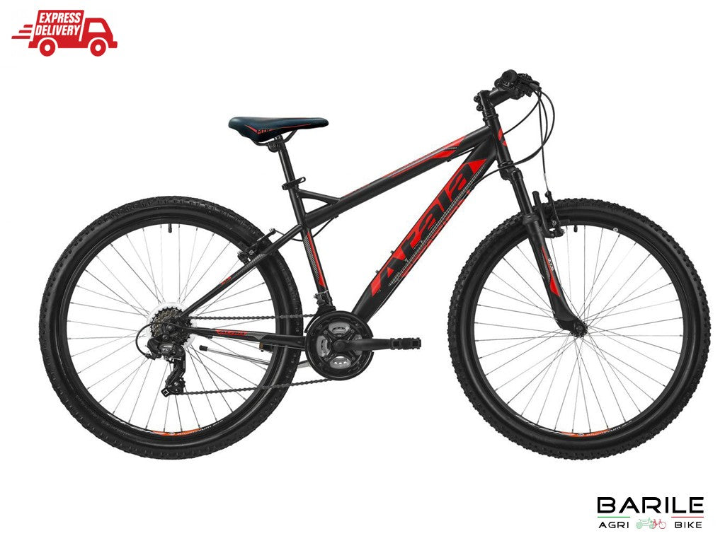 Bici ATALA STATION 27,5 " MTB Ragazzo - 21 Velocità Nero - Rosso TG. XS