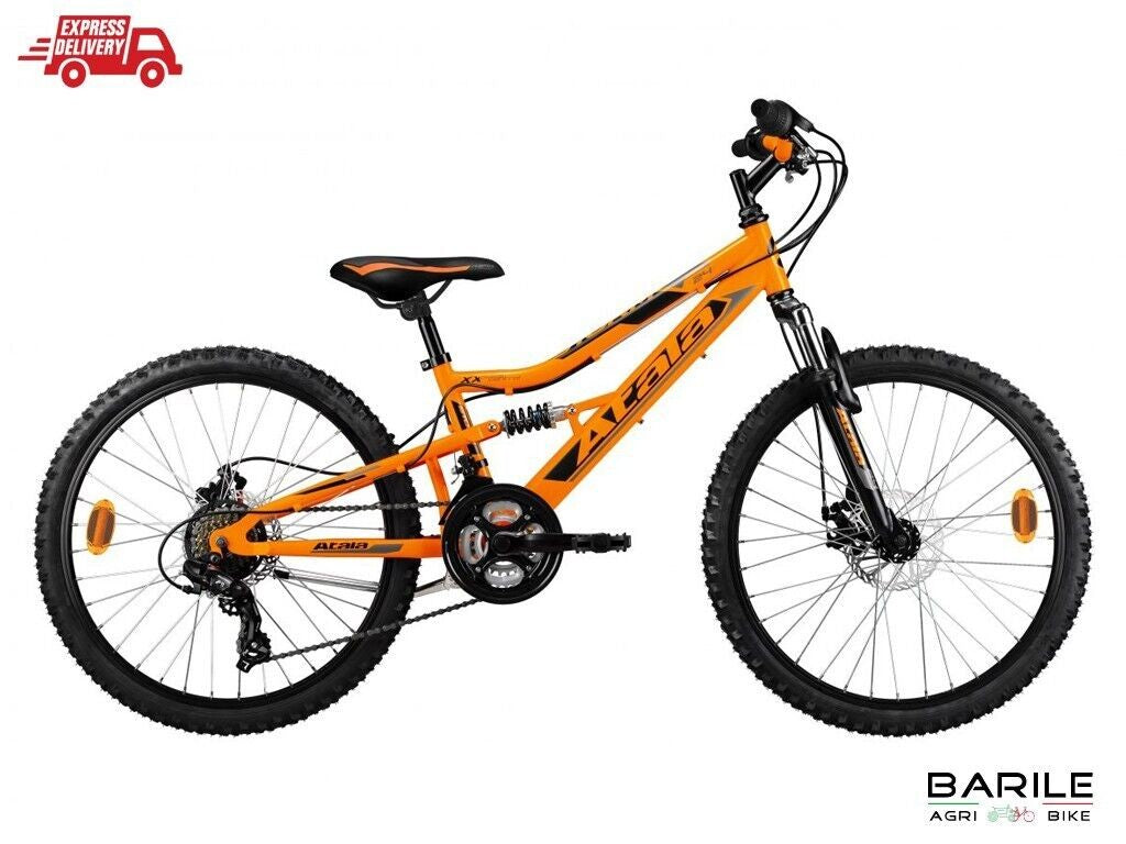 Bici ATALA STORM MD 24 " MTB Disco Meccanico 21V Bi-Ammortizzata Arancione
