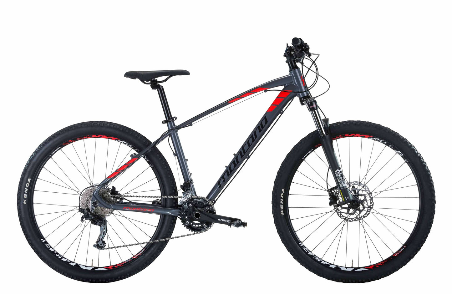 Bici MONTANA URANO 27,5 " MTB Disco Idraulico - 24V - Ammortizzata Grigio TG. M
