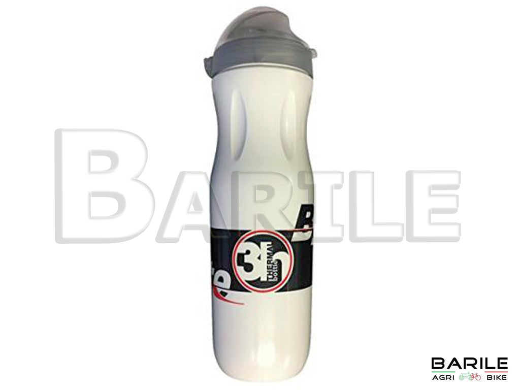 Borraccia Termica Bianco Bici Varie 500 ml Cappuccio Antipolvere - Leggera