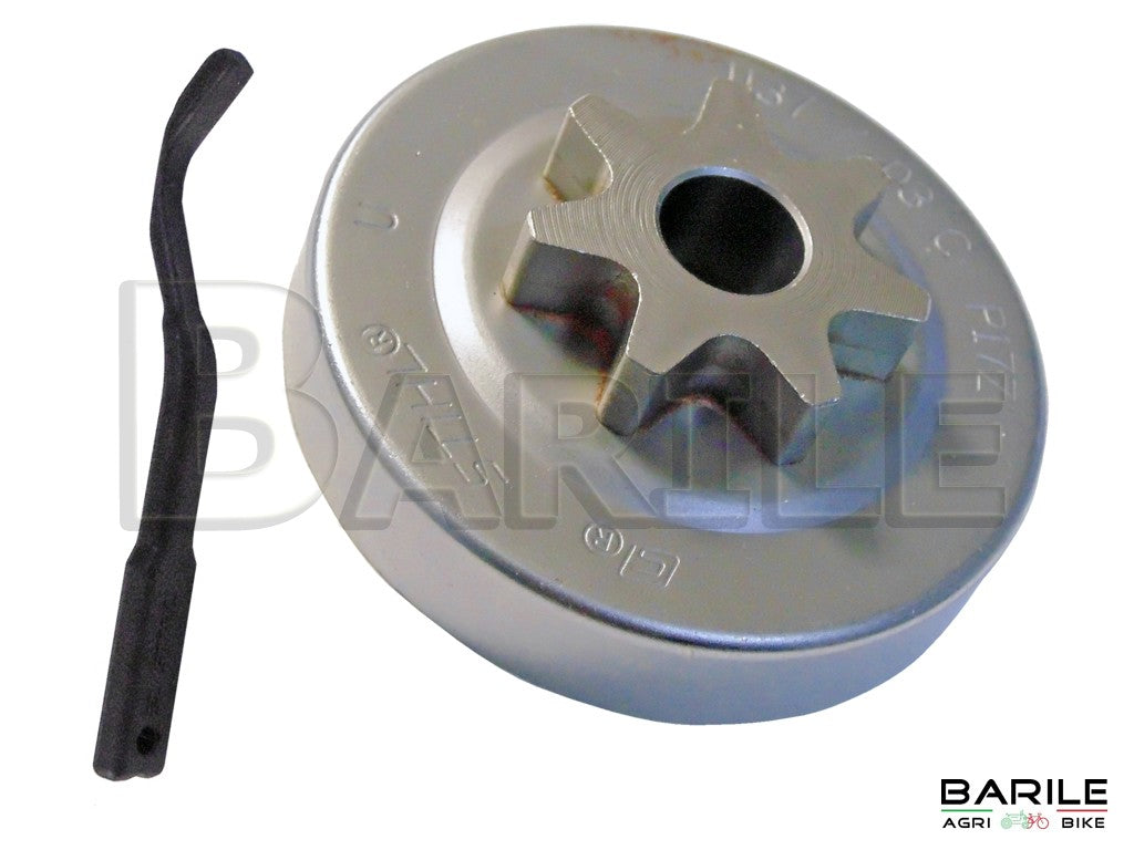 Campana Frizione / Pignone 7 Denti Passo 3/8 Catena Motosega STIHL MS 192 - 193
