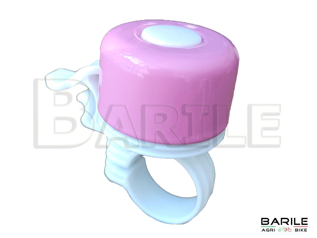 Campanello Rosa DIN DON Manubrio Bici MTB - City Bike - Ragazza - Bambina