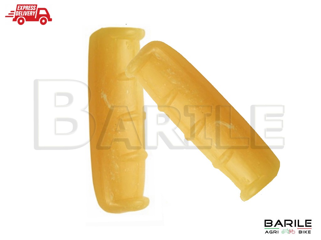 Coppia Manopole Bici Epoca - Bacchetta - Vintage - Graziella - Olanda Crema