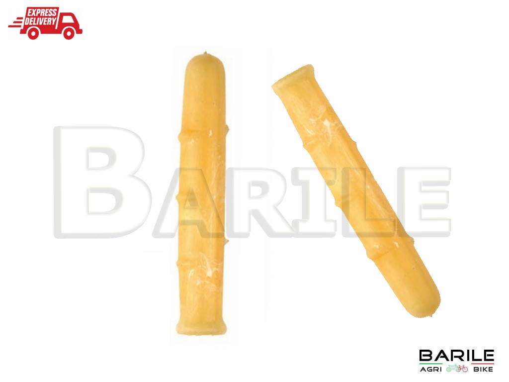 Coppia Manopole Leve Freno Bici Epoca - R - Bacchetta - Vintage Crema