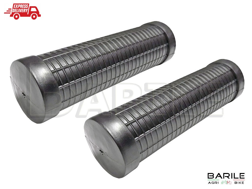 Coppia Manopole Motozappa Diametro 33 mm PVC Nero