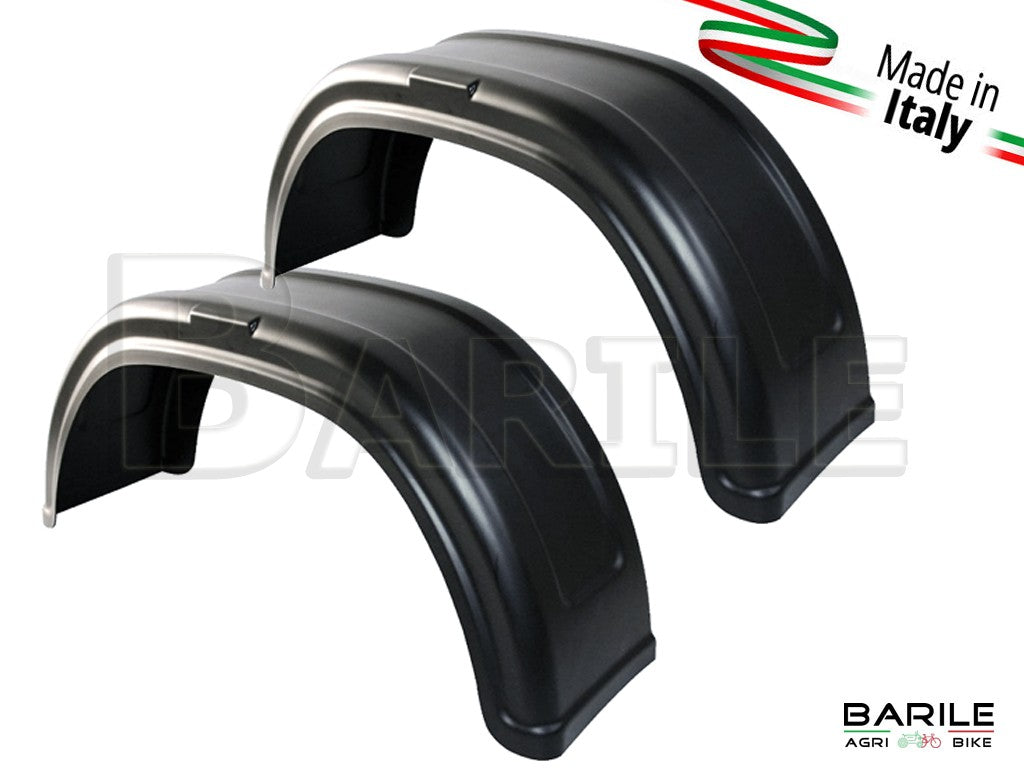 Coppia Parafango Ruota 13" Plastica Carrello Auto - Moto - Barca - Rimorchio