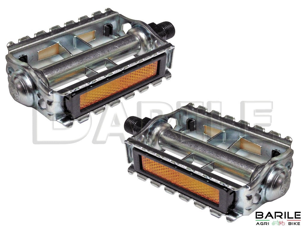 Coppia Pedali Acciaio Bici Vintage - Retrò - Corsa - Condorino - Torino VP