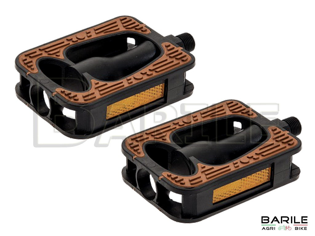 Coppia Pedali Bici Marrone City Bike - Olanda - Vintage 24" - 26" - 28"