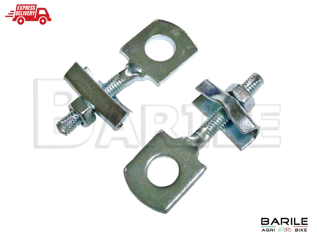 Coppia Tendicatena Ruota / Cerchio Posteriore Bici Varie - Fixed Ø 10,4 mm