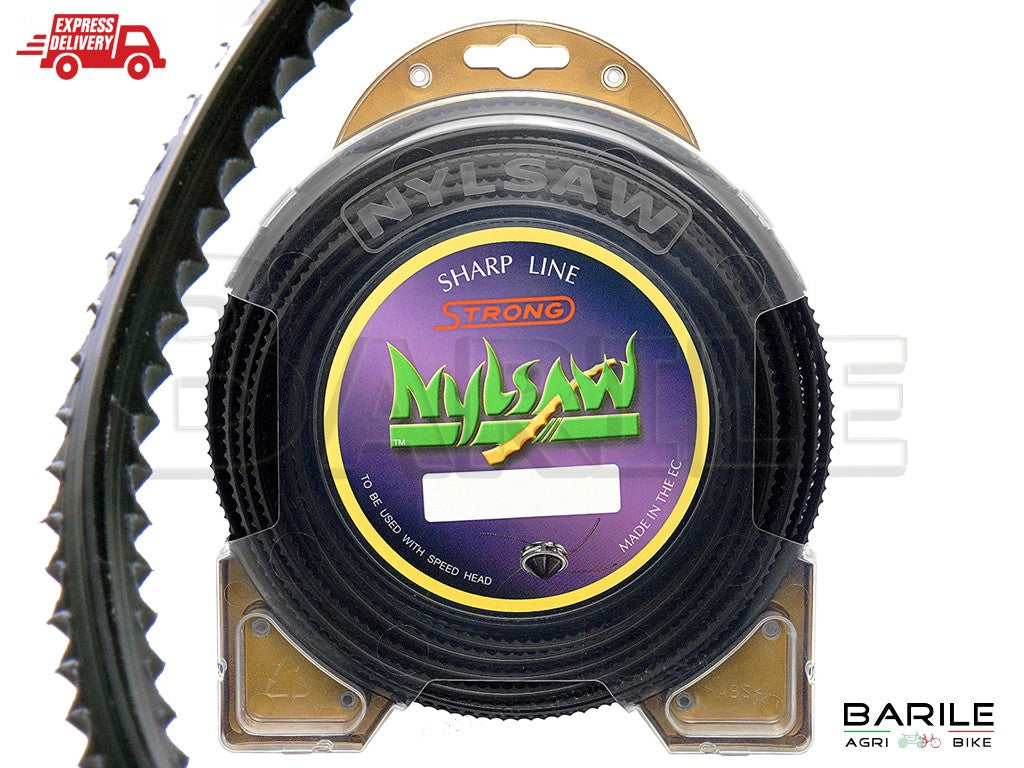 Filo Decespugliatore - Tagliaerba Professionale SEGHETTATO Ø 3,5 mm x 27 Metri