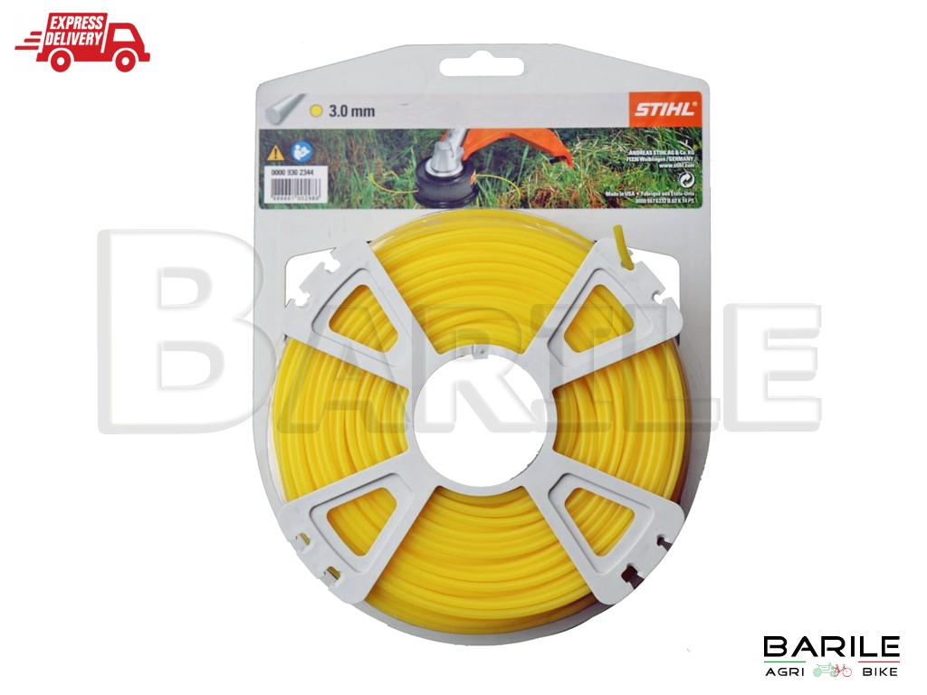 Filo STIHL Professionale TONDO Ø 3,0 mm x 53 Metri Decespugliatore - Tagliaerba