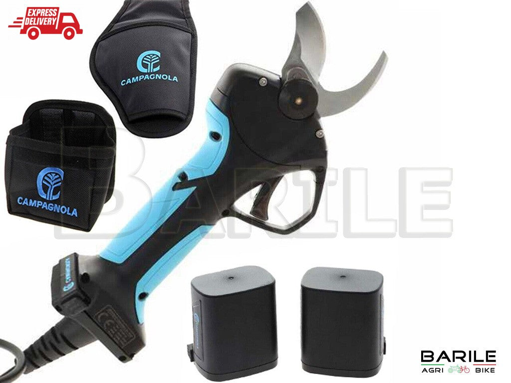 Forbice CAMPAGNOLA STARK L Senza Filo - 2 Batterie - Taglio 37 + Cavo + Fondina