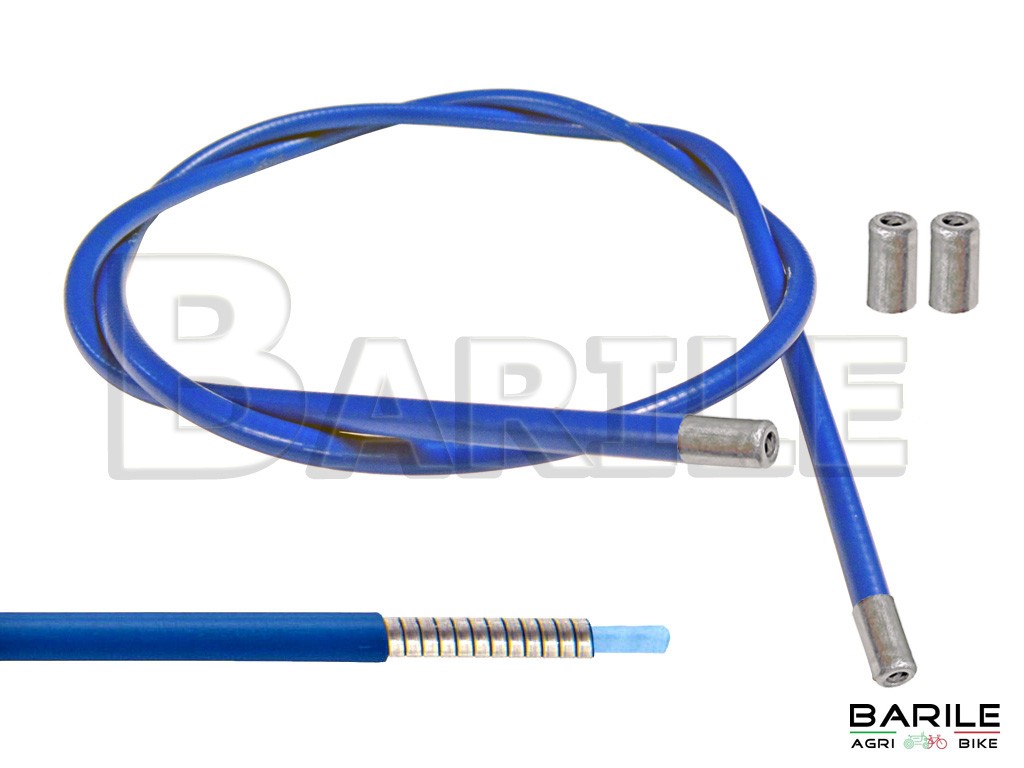 Guaina Filo Freno Bici MTB - City Bike - Olanda - Graziella 2 Metri BLU Teflon