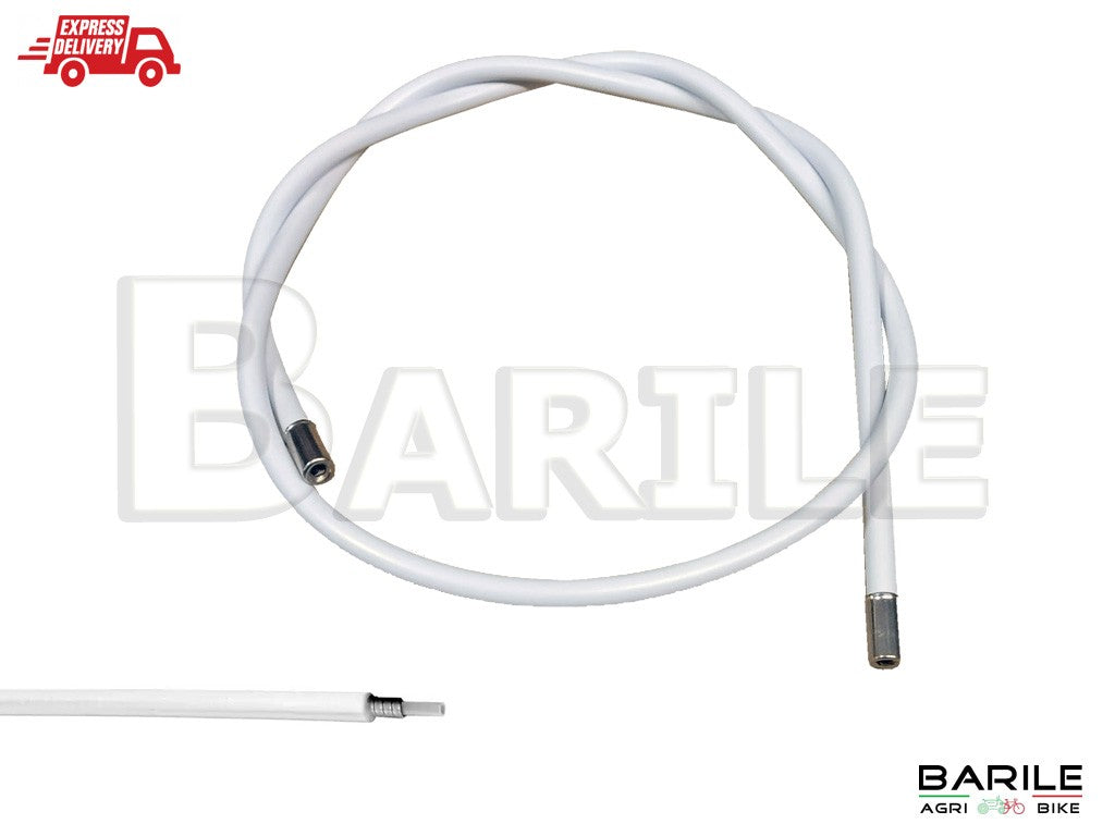 Guaina Filo Freno Bici MTB - City - Olanda - Graziella 1 Metro BIANCO Teflon