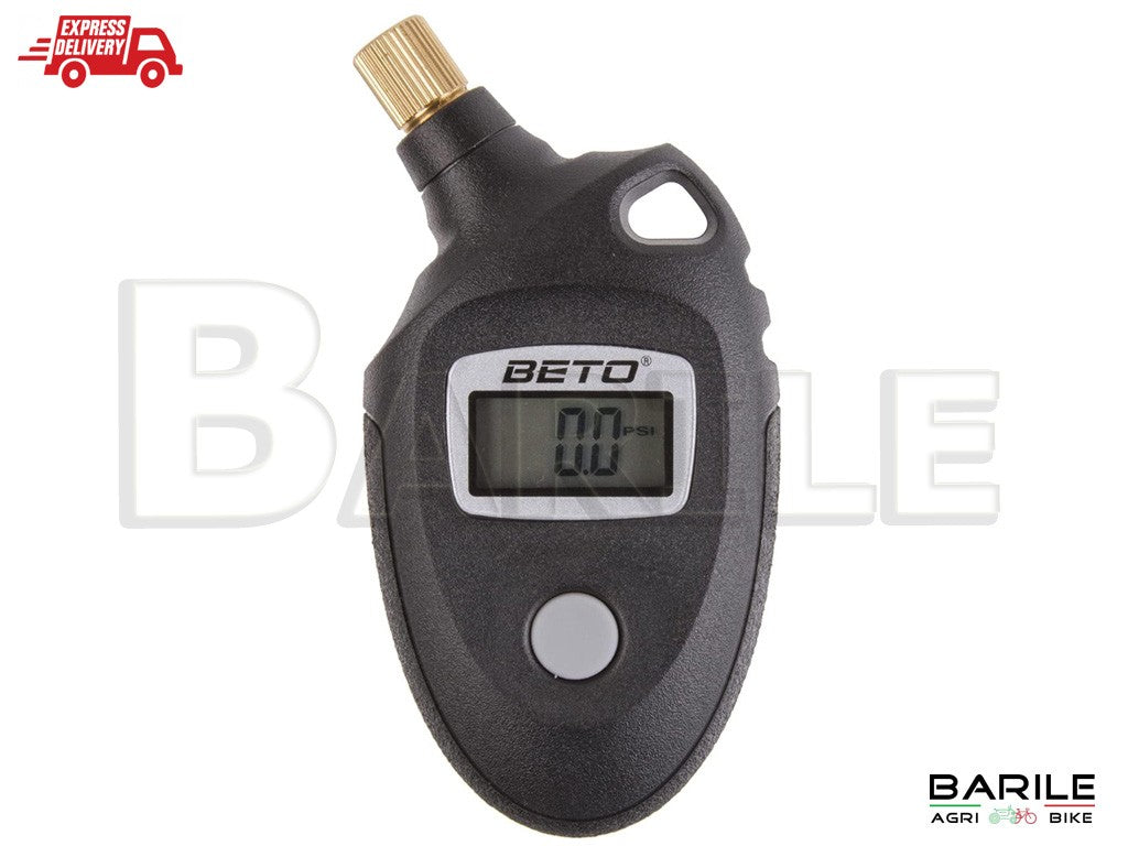 Manometro Digitale BETO Misuratore di Pressione Camera D'aria Ruota Bici Varie