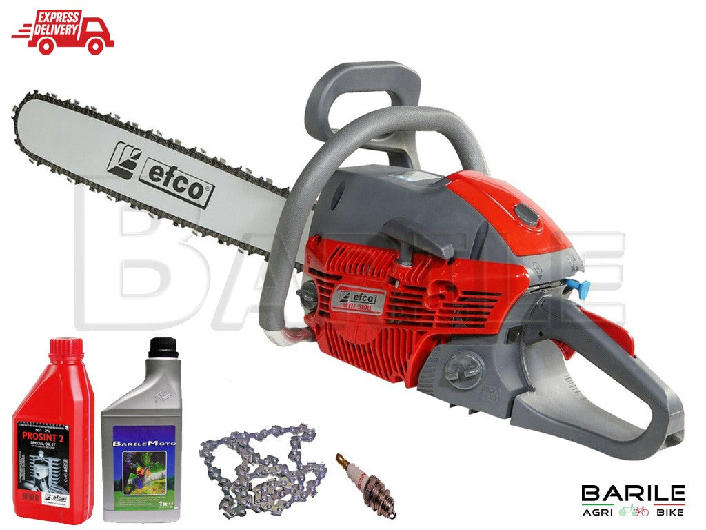 Motosega EFCO MTH 5100 - 50,9 cc - Barra 18" - 46 cm - 5,4 Kg + OMAGGI