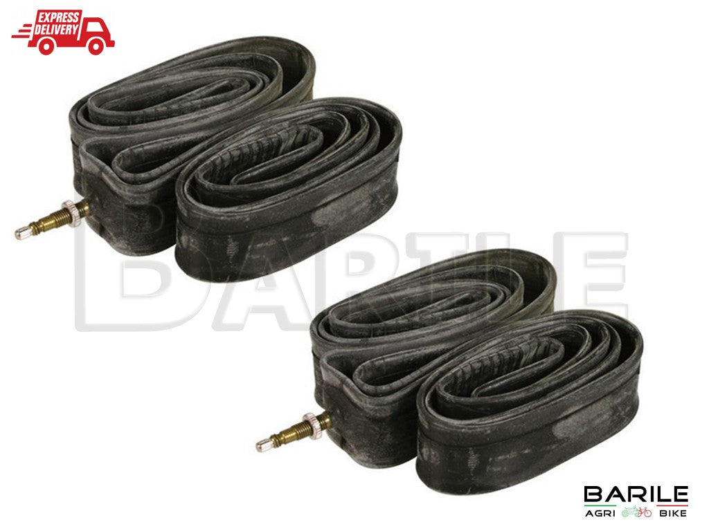 N°2 Camera D'aria Bici 26 " x 1 - 3 / 8 Valvola Italia / Regina 40 mm