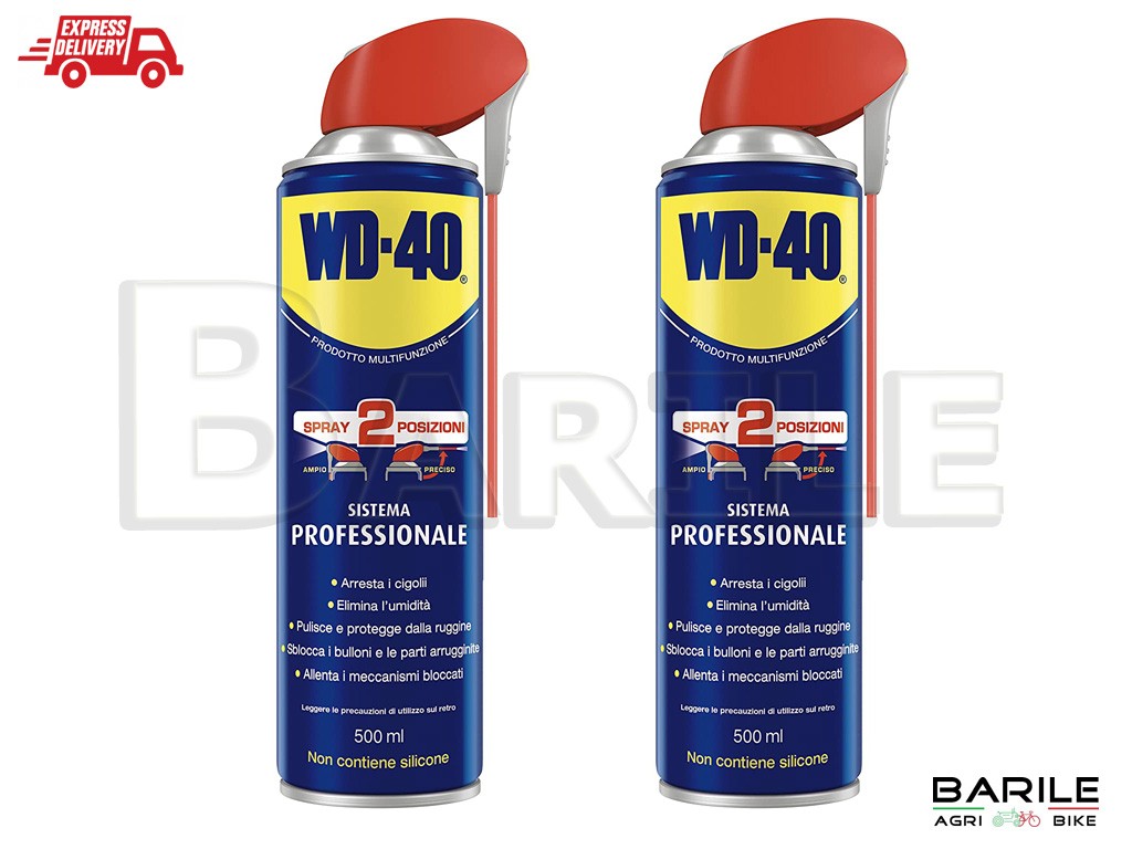 N°2 WD 40 Bomboletta Spray Svitol Professionale Lubrificante - Sbloccante 500ml