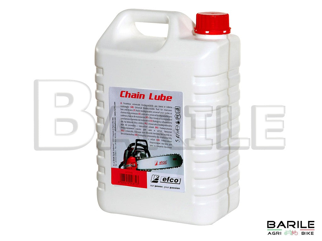 Olio Catena Motosega Lubrificante / Protettivo da 5 Litri EFCO / OLEOMAC