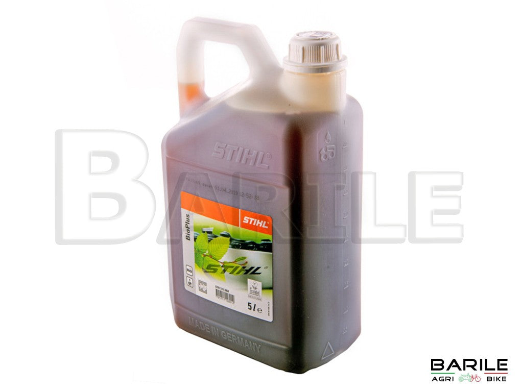 Olio Catena Lubrificante Protettivo STIHL BIOPLUS Motosega 5 Litri