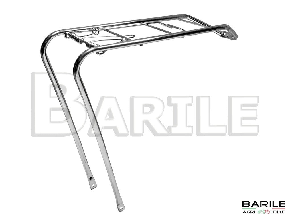 Portapacchi Posteriore Cromato Bici Bacchetta - R - Olanda - City Bike 26" - 28"