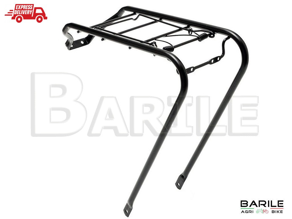 Portapacchi Posteriore Nero Bici Bacchetta - R - Olanda - City Bike 24 " - 26 "
