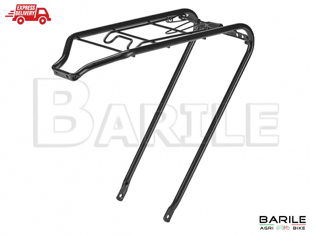 Portapacchi Posteriore Nero Bici Bacchetta - R - Olanda - City Bike 28 "