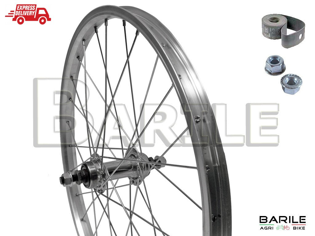 Ruota / Cerchio Posteriore Bici Graziella - Epoca - Pieghevole - MTB 20 " x 1.75