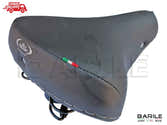 Selle Montegrappa Vintage à Ressorts Pour Vélo - Noir, Dimensions 265x215 Mm, Fabriquée En Italie - 11