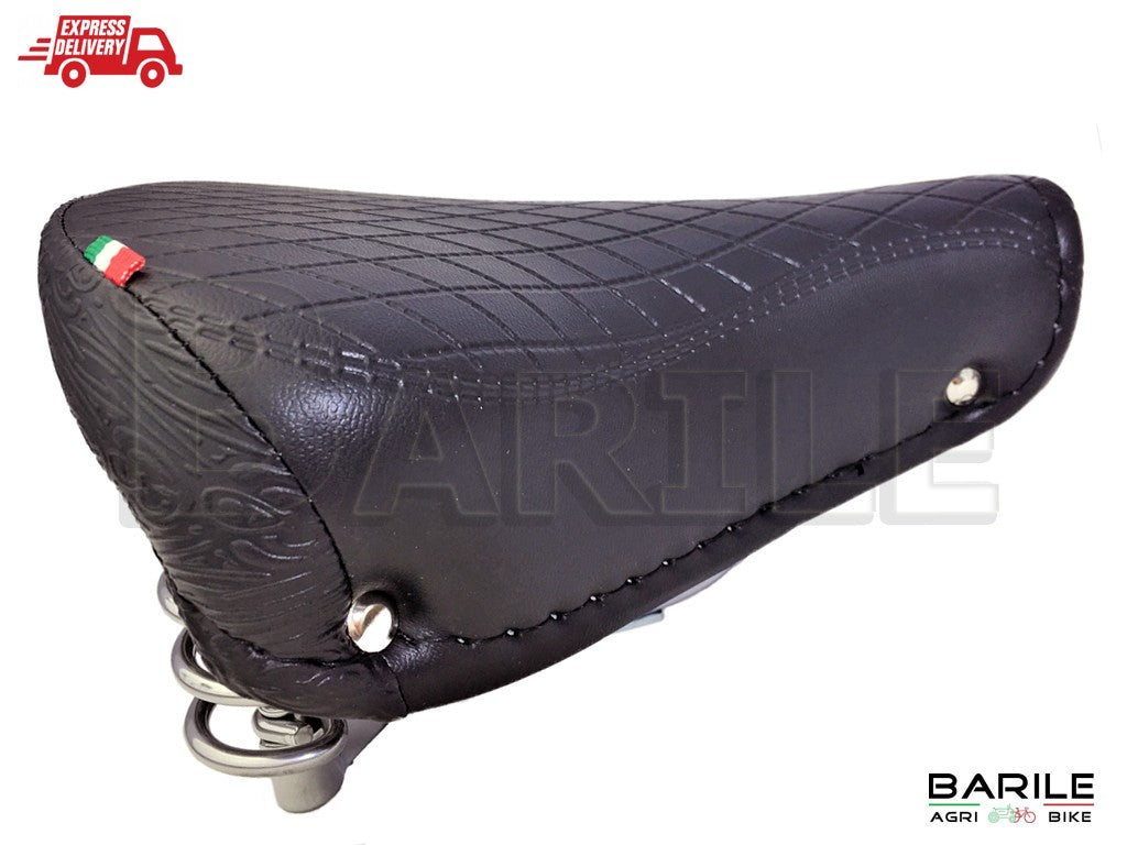 Sella MONTEGRAPPA EXPORT Molle Bici Epoca - Graziella - Bacchetta - Olanda Nero