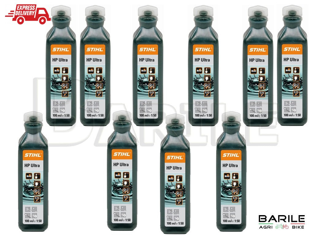 10 Olio STIHL HP ULTRA Miscela Motore 2 Tempi Sintetico  da 100 ML