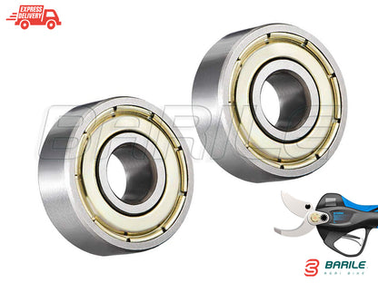 N°2 Cuscinetto 606 Z  Pignone Riduttore Forbice Batteria CAMPAGNOLA STARK L