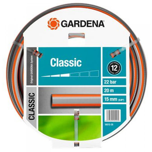 18013 - 26 TUBO CLASSIC IRRIGAZIONE GIARDINO 15 mm x 20 metri GARDENA