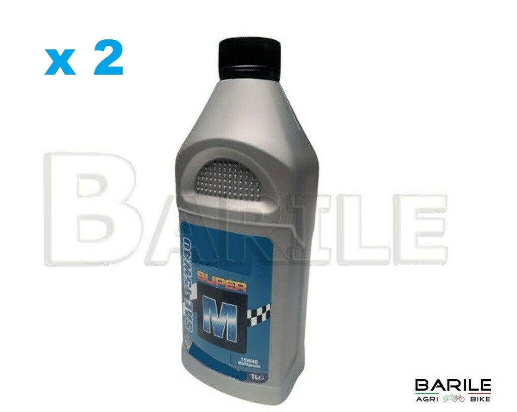 2 Litro Olio Motore 15 W - 40 Multigrado Benzina / Diesel Motozappa - Auto