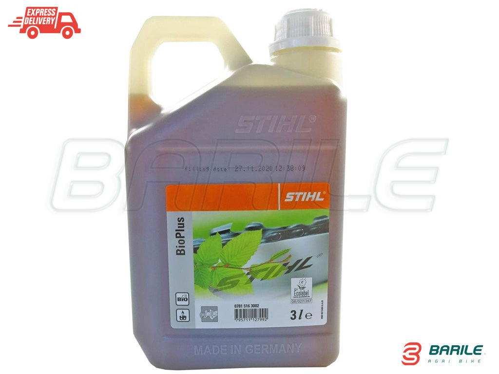 Olio catena lubrificante protettivo STIHL BIOPLUS motosega 3 LITRI