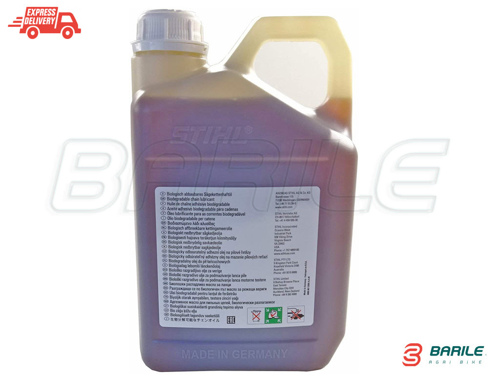 Olio catena lubrificante protettivo STIHL BIOPLUS motosega 3 LITRI