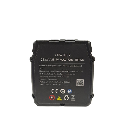 Batteria 21.6V / 25.2V MAX 5Ah 108Wh Campagnola T-REX