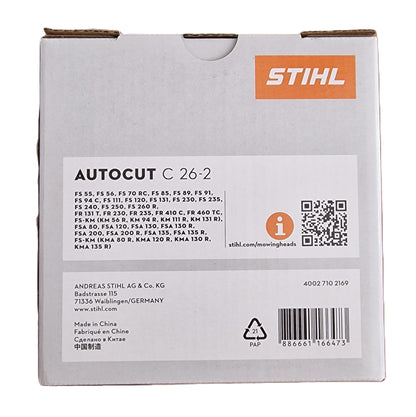 Testina STIHL AutoCut C 26-2 per decespugliatore