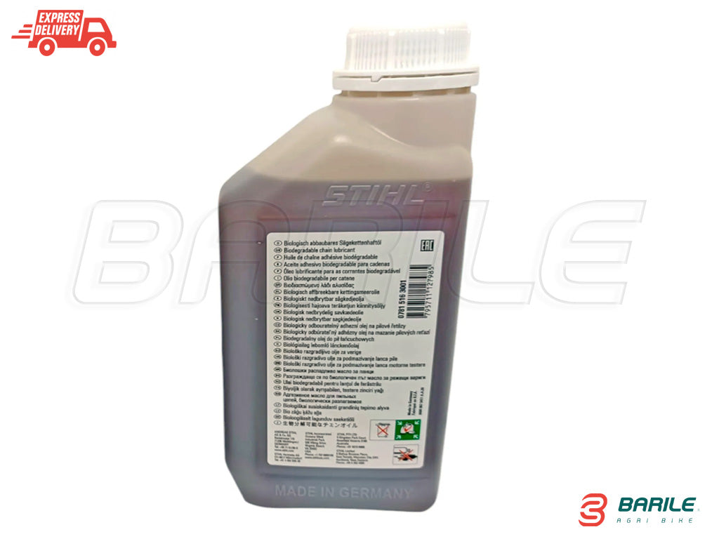 Olio Catena Lubrificante Protettivo STIHL BIOPLUS Motosega 1 Litro